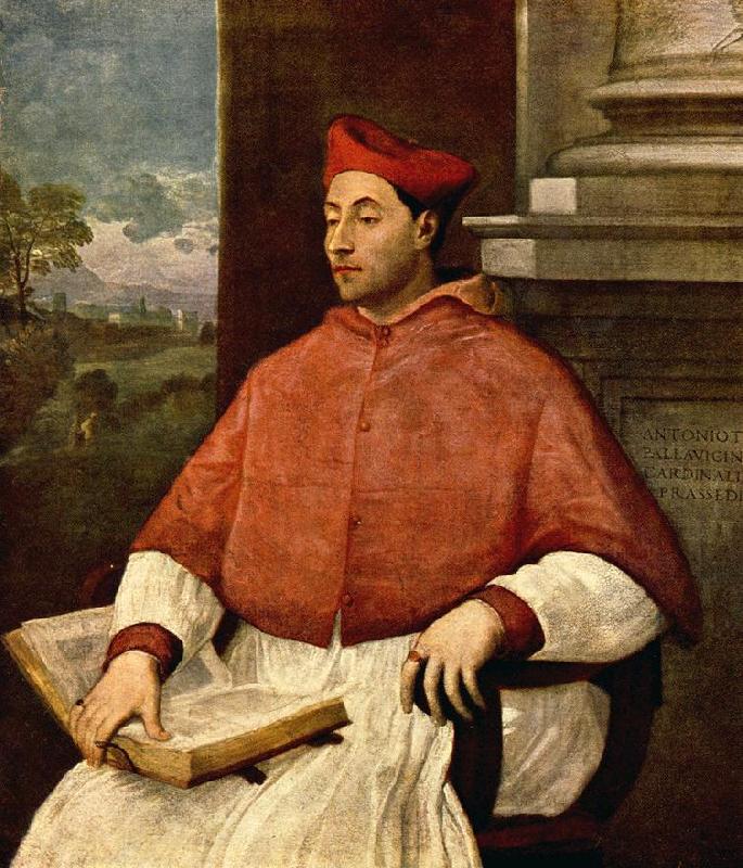 Sebastiano del Piombo Portrait of Antonio Cardinal Pallavicini Germany oil painting art